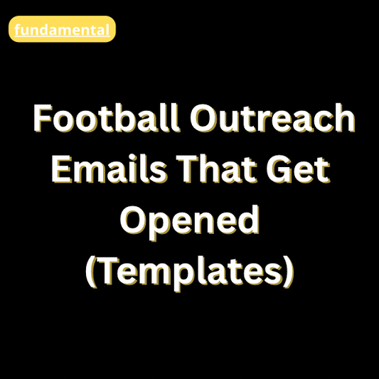 Email Templates For Football Trials & Recruitment