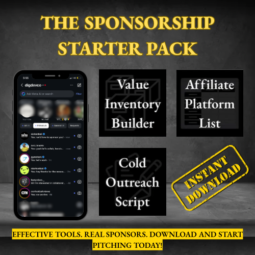 The Sponsorship Starter Pack