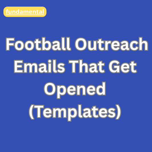 Email Templates For Football Trials & Recruitment
